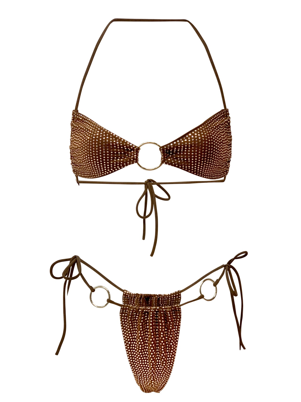 Coco Brown Bikini Set
