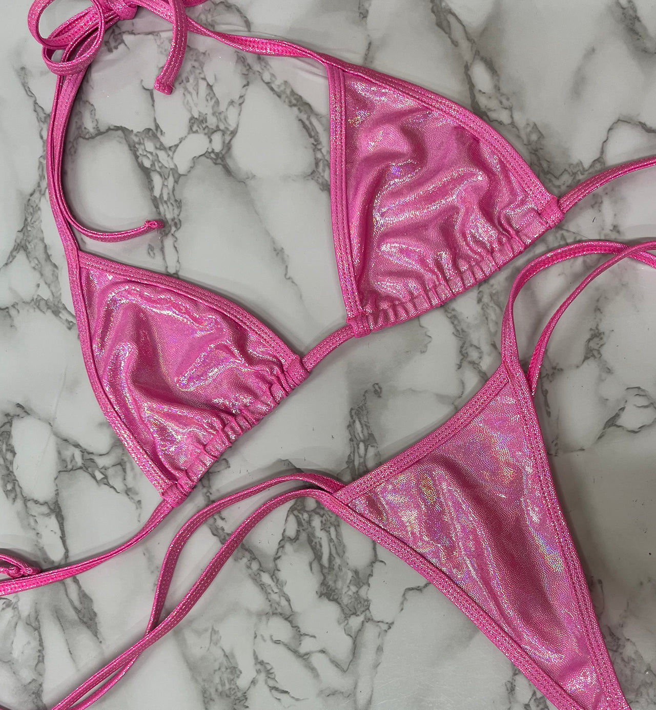 Pink Holographic Set