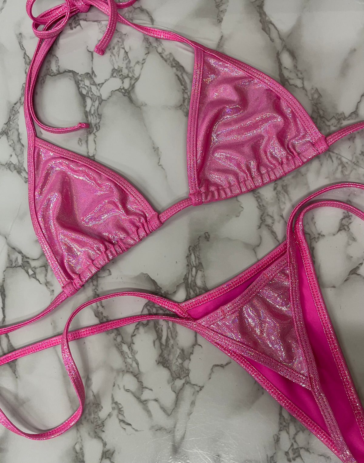 Pink Holographic Set