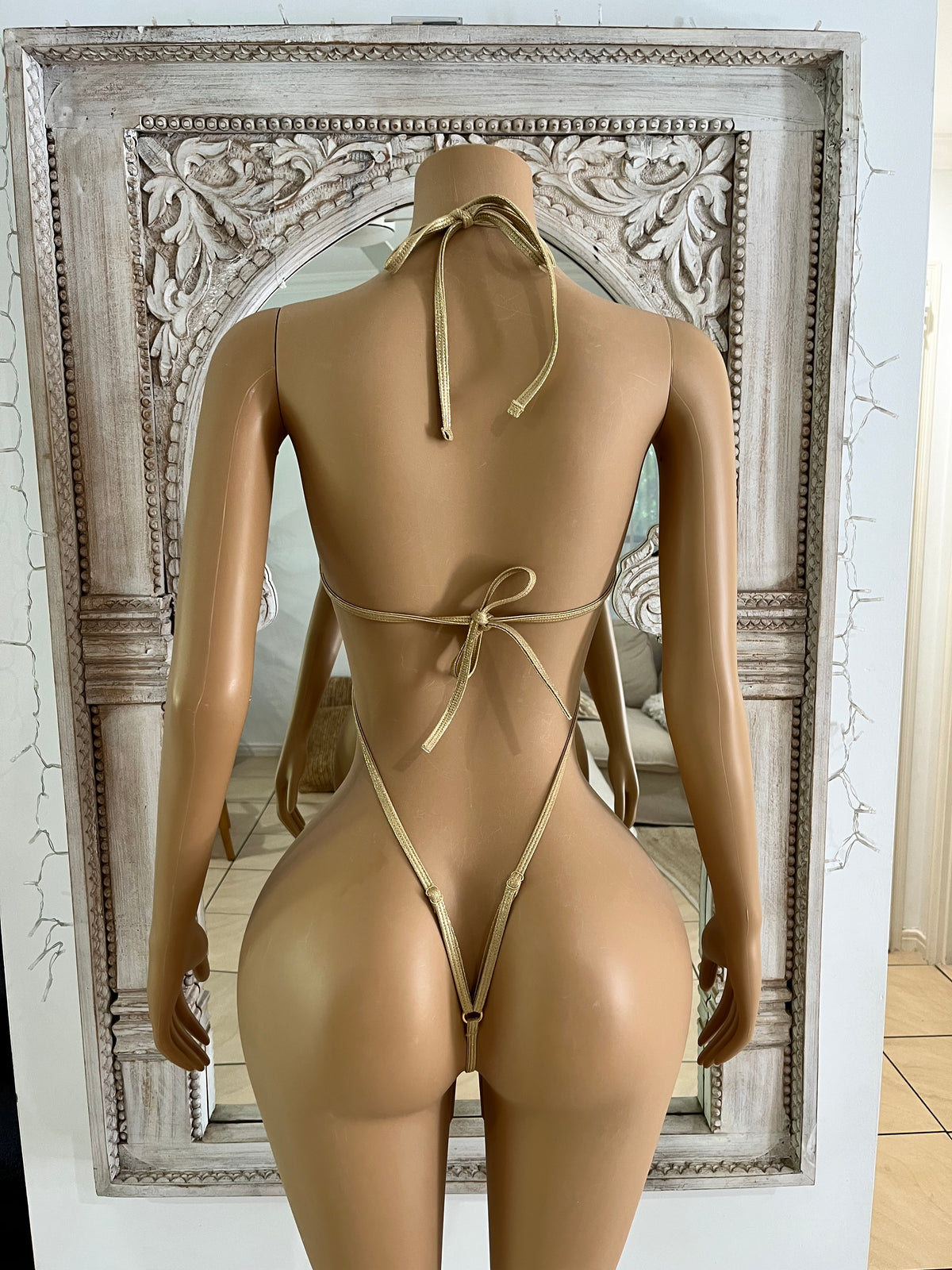 Gold Lace One Piece
