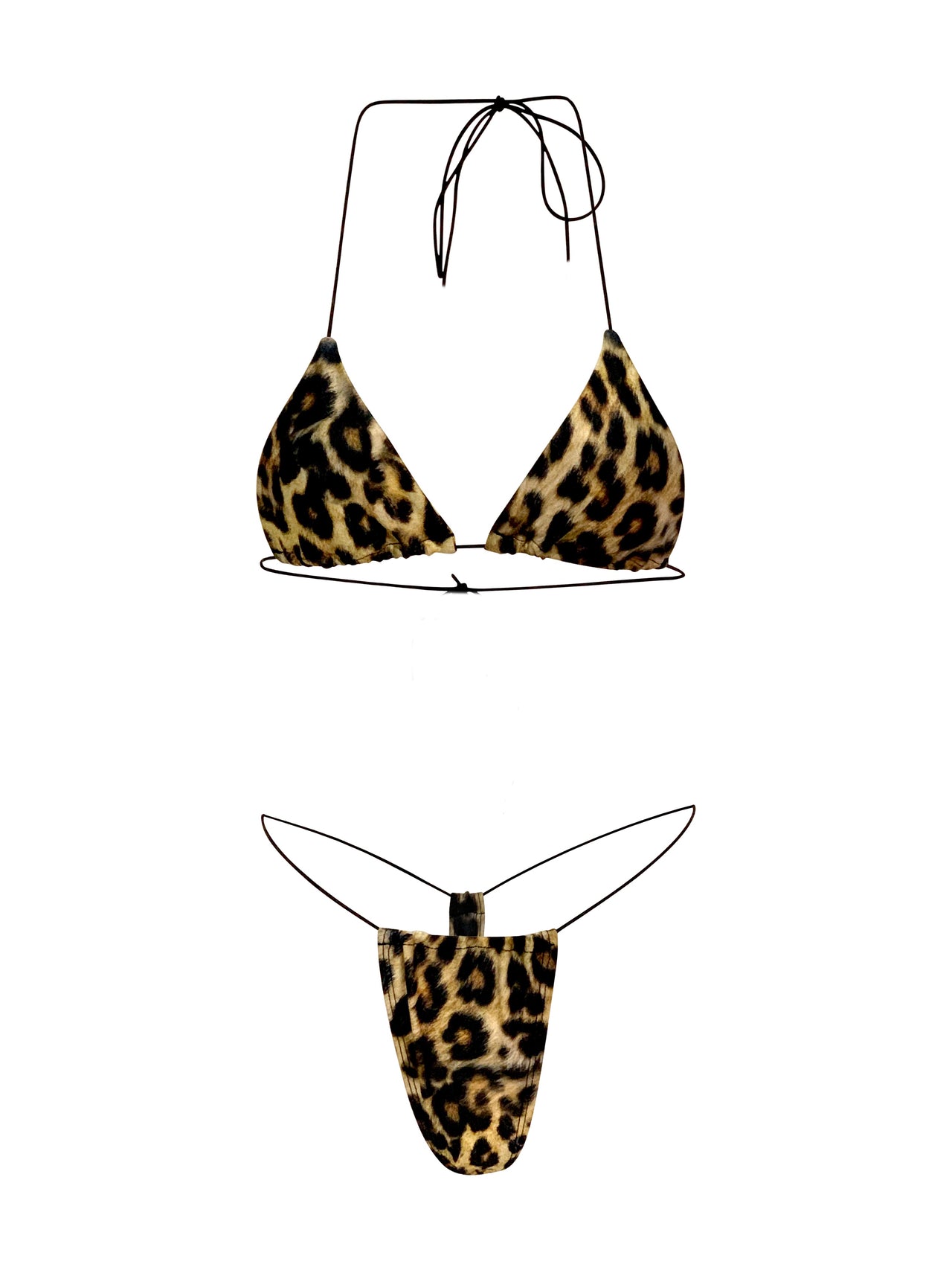 Leopard Malibu Bikini Set