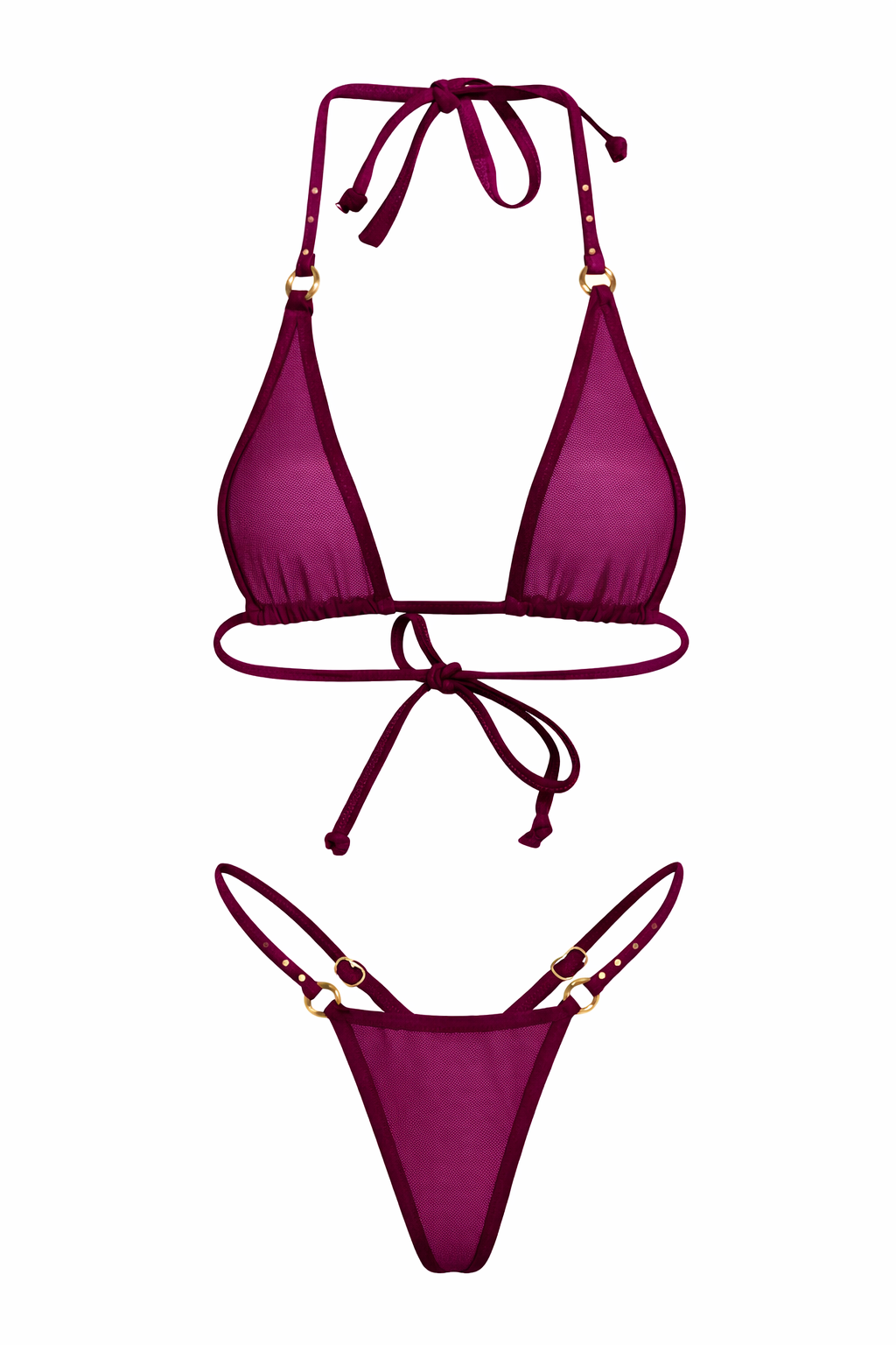 Jewel Bikini Set Sangria