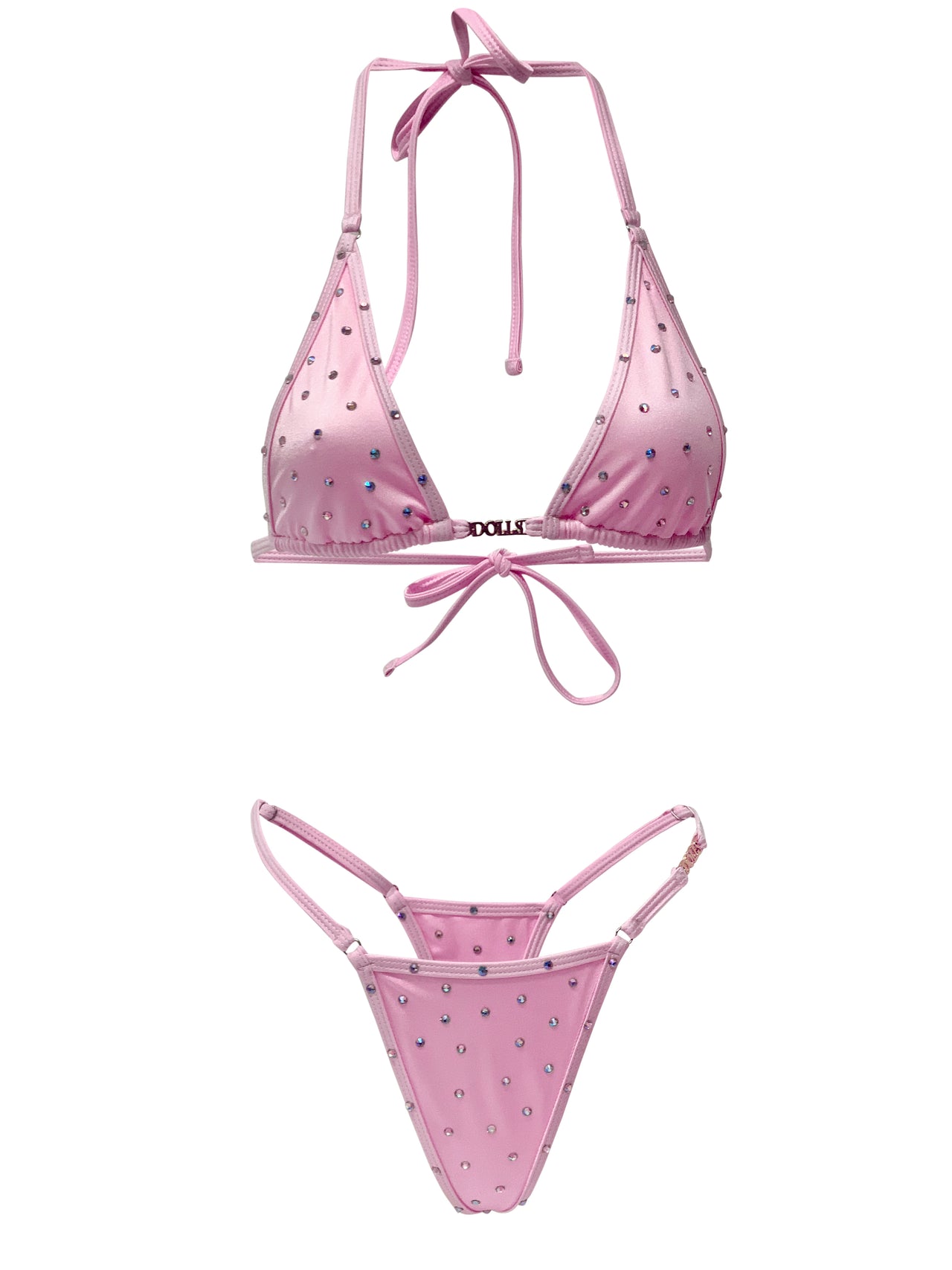 Pink Dolls Bikini Set