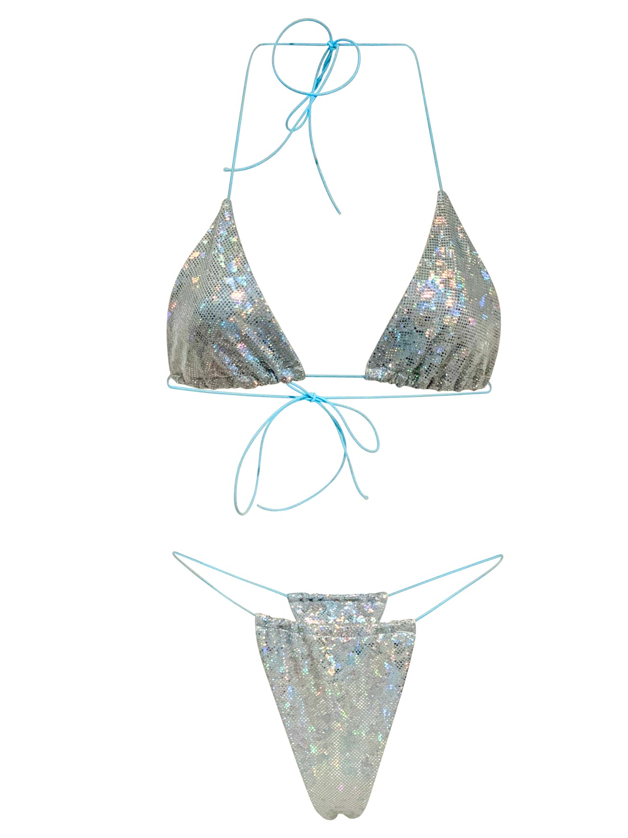 Cosmic Blue Malibu Bikini Set