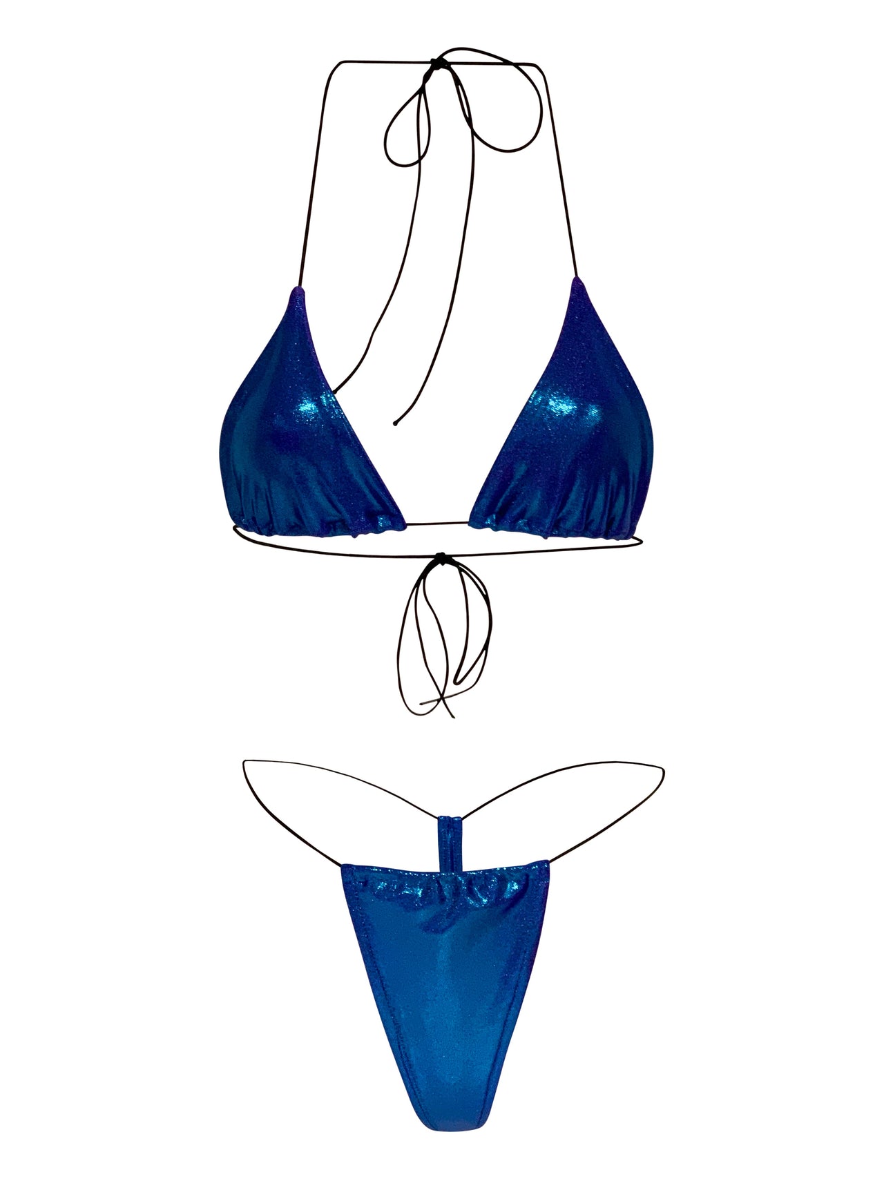 Blue Shine Malibu Bikini Set (Copy)