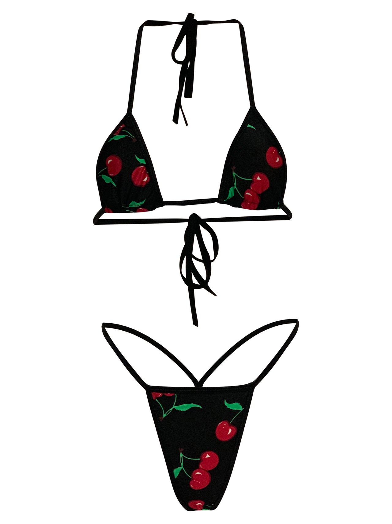 Cherry Thong Set