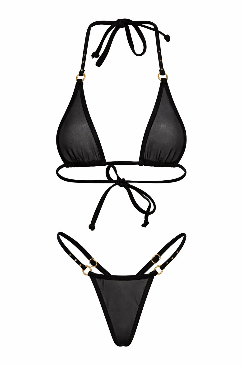 Jewel Bikini Set Black