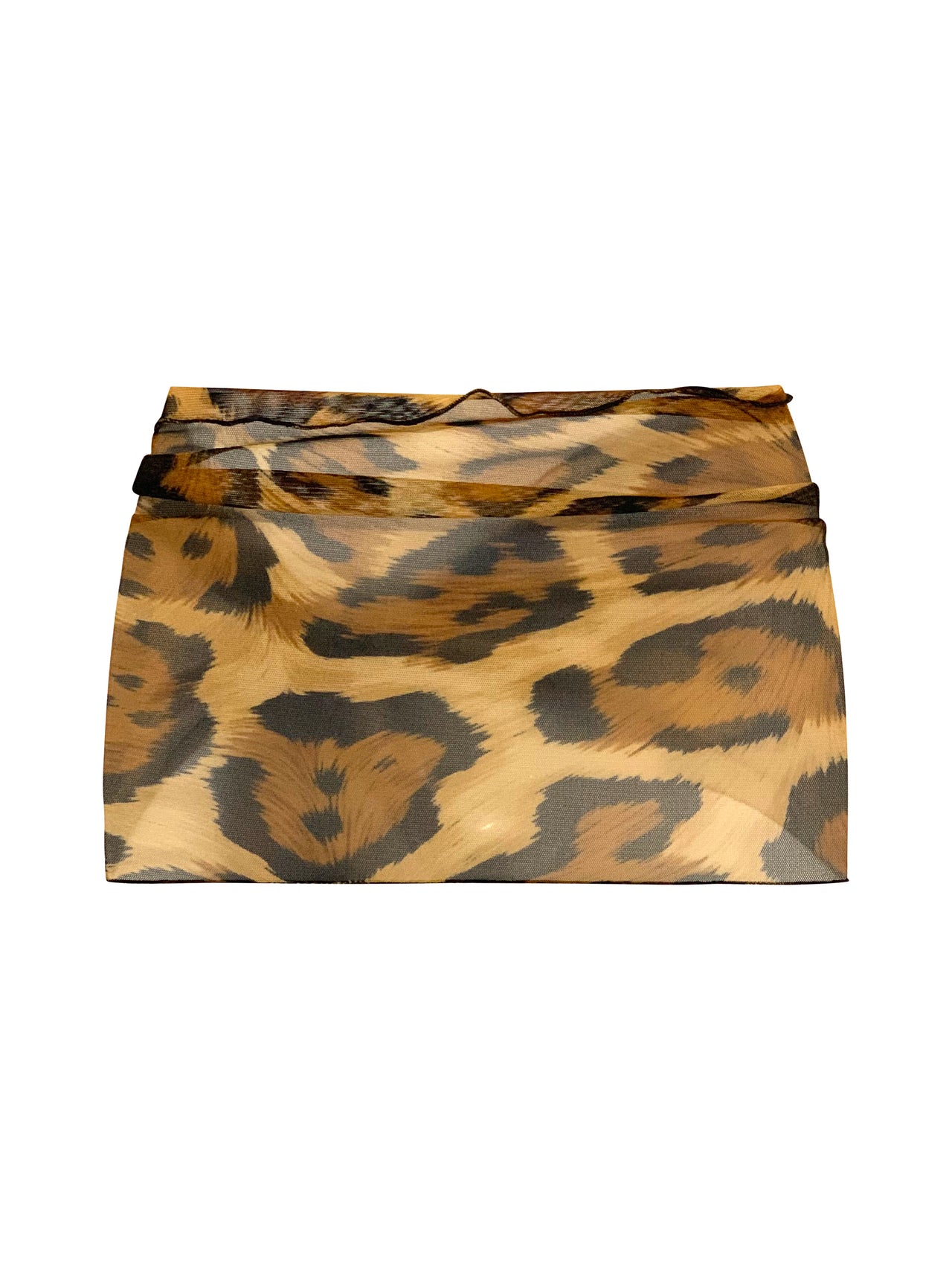 Wrap Skirt Leopard