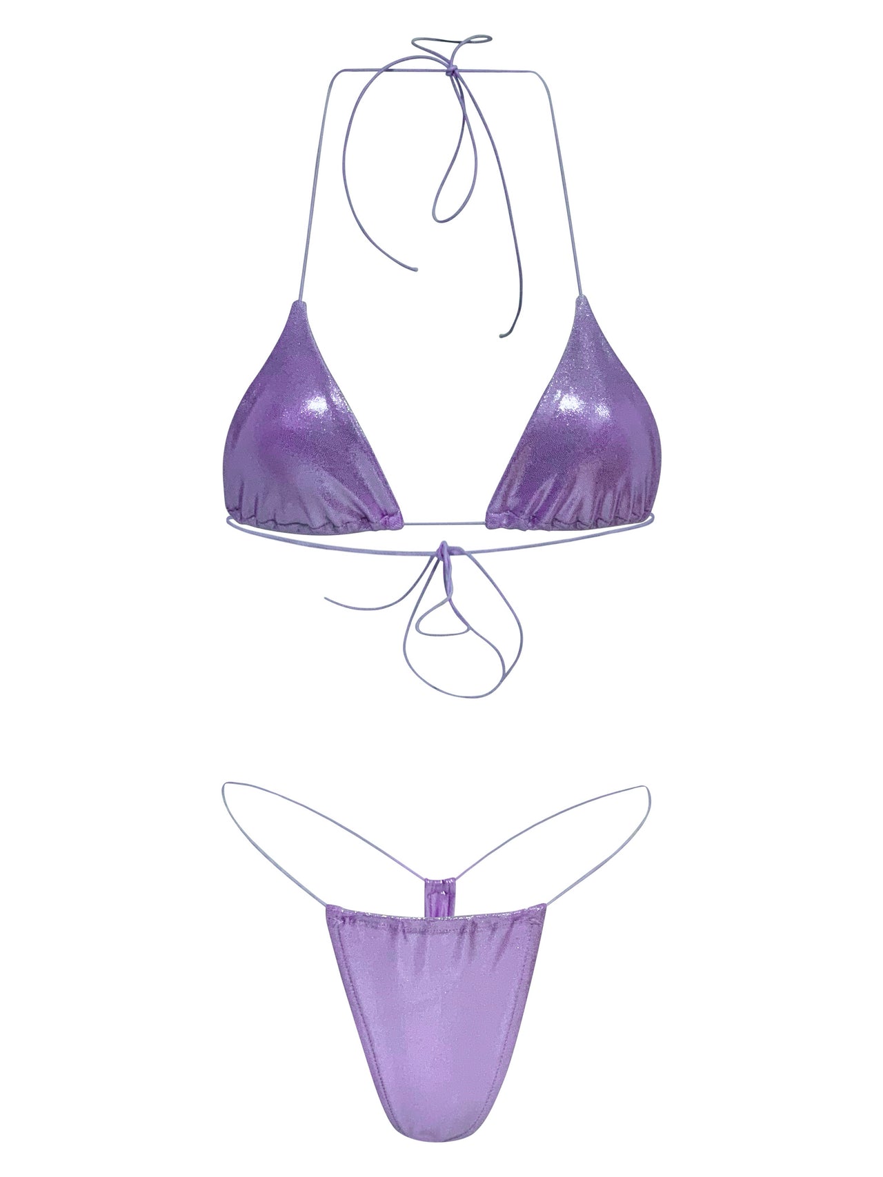 Lilac Shine Malibu Bikini Set