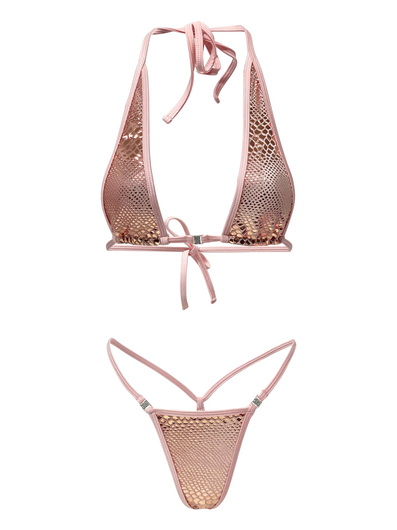 Peach Venom Bikini Set